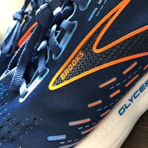 Brooks Glycerin GTS 20 - navy/orange running shoes - men’s 11 - BRAND NEW
